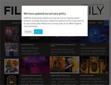 Tablet Screenshot of filmmusicdaily.com
